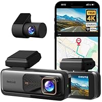 Deals on Botslab 4K Dash Cam Front and Rear with ADAS 64GB SD Card