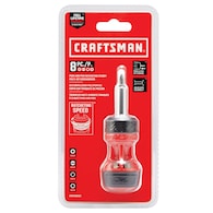 8-Pc Craftsman 1/4-in 1-in Magnetic Ratcheting Screwdriver Set Deals