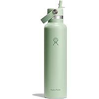 Hydro Flask Insulated Stainless Steel Water Bottle w/Straw Lid 24oz Deals