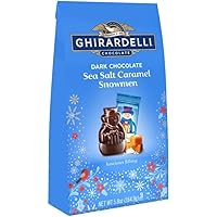 Deals on GHIRARDELLI Dark Chocolate Sea Salt Caramel Snowmen 5.8oz