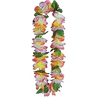 Deals on Beistle Tropical Garden Floral Lei Luau Party Favors Necklace