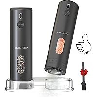 Circle Joy Rechargeable Electric Salt and Pepper Grinder Set Deals
