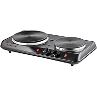 Deals on Ovente Electric Countertop Double Burner 1700W