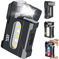 Hjkliut G5 400lm 3-Mode Dual Light USB-Rechargeable Flashlight Deals