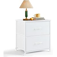 SageNest Nightstand Set of 2 Small 2 Drawer Dresser End Table Deals
