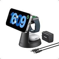 Anker MagSafe Charger Compatible MagGo 3-in-1 Charging Station Deals