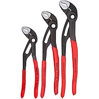 KNIPEX Tools 00 20 06 US1 Cobra Pliers 7, 10, and 12-Inch Set, 3-Piece Deals
