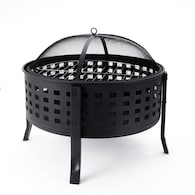 Deko Living 26.77-in Steel Round Portable Wood-Burning Fire Pit Deals