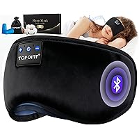 Deals on Topoint Bluetooth 5.2 Sleep Eye Mask Wireless Headphones
