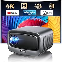 Deals on iSinbox JY821 1080p Native 2500-ANSI Lumen Smart Projector