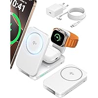 Deals on INIU 3 in 1 Wireless Charging Station w/15W Travel Charger