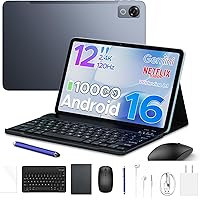 Pockam P12 12-in 120Hz 2.4K Display 128GB Android 16 Tablet Deals