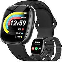 Sanorum 1.83-in Bluetooth Heart Rate Fitness Tracking Smart Watch Deals