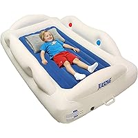 Deals on JEASONG Portable Inflatable Toddler Kid Bed w/4 Safety Sides