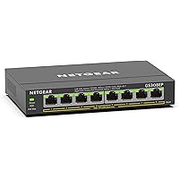 Deals on NETGEAR 8 Port PoE Gigabit Ethernet Plus Switch GS308EP