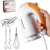 Wewymewo Electric Hand Mixer 300W w/304 Stainless Steel Beaters Deals