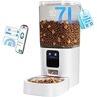 Deals on Frienhund ACF-90W 7L Smart Automatic Cat & Dog Feeder (White)