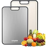 Sumzzz Titanium Cutting Board Double Sided Food Grade 16×11-inch Deals