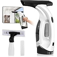 ZRHI Window Vacuum Cordless, 2000Pa Electric Window Cleaner Tool Deals