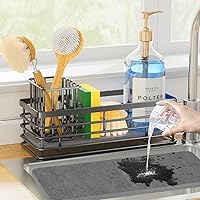 Yofidra Sponge Holder Kitchen Sink Caddy w/Instant Drying Stone Deals