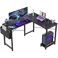 Deals on Sweetcrispy L Shaped Computer Desk 50-in