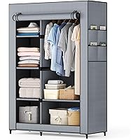Deals on DUMOS Portable Wardrobe Closet with Cover