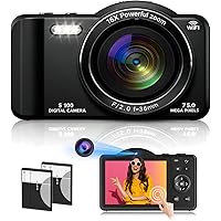 SMARTKLIK 4K WiFi 75MP Compact Camera w/Touchscreen 16X Zoom Deals