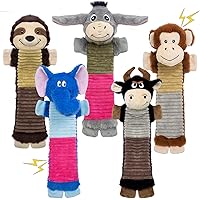 Deals on 5-Pack MeetYooo No Stuffing Dog Squeaky Toy