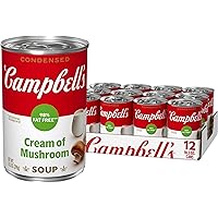 12pk Campbells Condensed Fat Free Cream of Mushroom Soup 10.5oz Deals