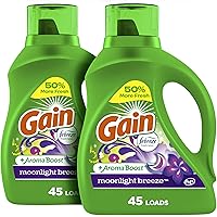 8-Pack Gain Liquid Laundry Detergent with Odor Defense 65oz Deals