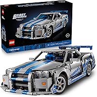 LEGO Technic 2 Fast 2 Furious Nissan Skyline GT-R (R34) Car Set 1410pc Deals
