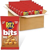12-Pack RITZ Bits Peanut Butter Sandwich Crackers 3oz Deals