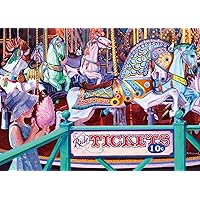 Wonder Forge Cotton Candy Carousel 1000 Piece Jigsaw Puzzle Deals