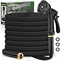 Itsonestep 100ft Lightweight Flexible Garden Hose w/10 Nozzle Deals