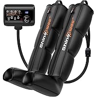 SHINE WELL Air Compression Leg Massager w/11 Intensities, 4 Area Deals