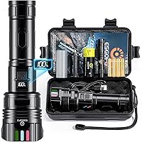 Deals on Esgofo Super Bright Flashlight 10000 High Lumens Rechargeable