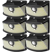 6-Pack Aootek Solar Motion Sensor Lights 120 LEDs w/Lights Reflector Deals