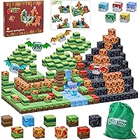 Deals on SKTMYY Volcano & Dinosaur Magnetic Building Blocks
