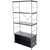 LeisureMod Brentwood 4-Shelves Etagere Bookcase Deals