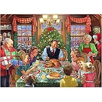 RoseArt Back to The Past Holiday Table 1000 Piece Jigsaw Puzzle Deals