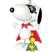 Deals on Hallmark Keepsake Peanuts Spotlight on Snoopy Masked Marvel Ornament
