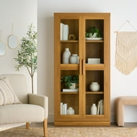 Better Homes & Gardens Ezra Glass Door Storage Cabinet Deals