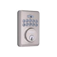 Defiant Radius Satin Nickel Single Cylinder Keypad Deadbolt Lock Deals