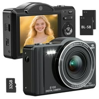 Saneen Digital Camera 5K 75MP Dual Camera w/16X Digital Zoom Deals