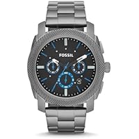 Fossil Mens Machine Quartz Stainless Steel Chronograph Watch FS4931 Deals