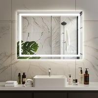 EDX 20x28-in Lighted Anti-fog LED Bathroom Vanity Mirror Deals