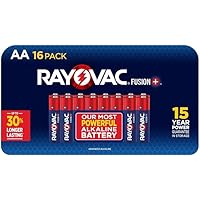 16-Pack Rayovac AA Fusion Premium Alkaline Batteries Deals