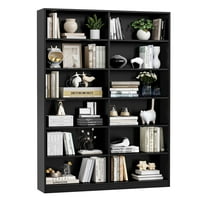 Homfa 74.3-in Double Wide 6-Tier Bookcase Deals