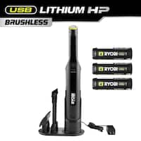 RYOBI USB Lithium HP Compact Hand Vacuum Cleaner Kit Deals
