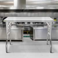VEVOR Commercial Prep Table 48 x 24 in. Stainless Steel Deals
